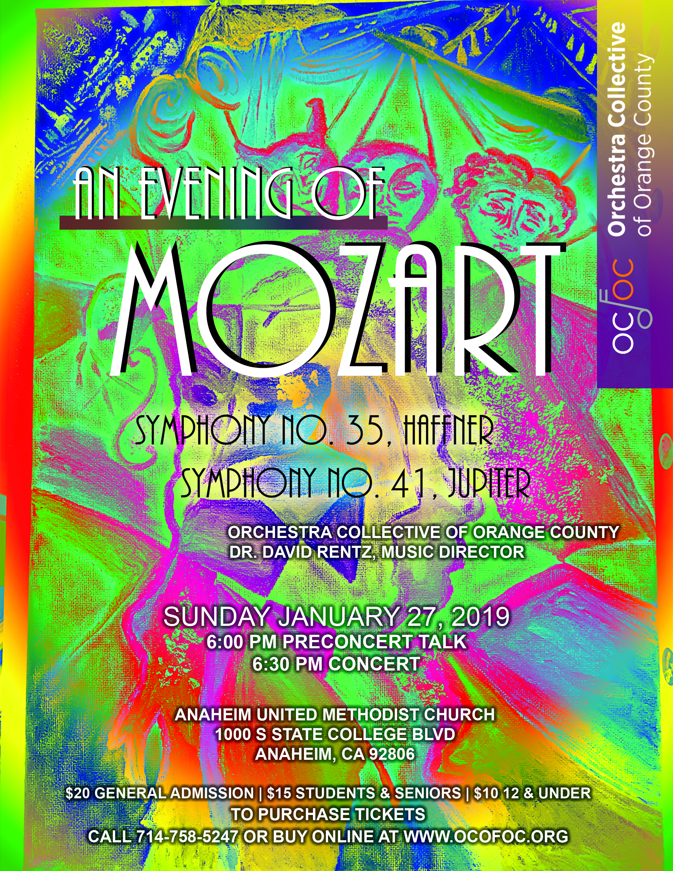 Mozart Flyer OCofOC OCofOC Concert Flyer for 1-26-19 Concert